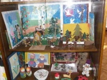 Выставка детских поделок в Никитской поселенческой библиотеке