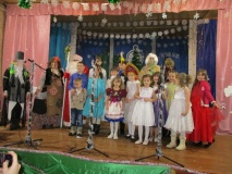  Театрализованное представление для детей "Злыднин Новый год" д. Никитье.
