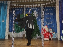 Театрализованное представление для детей "Злыднин Новый год" д. Никитье.